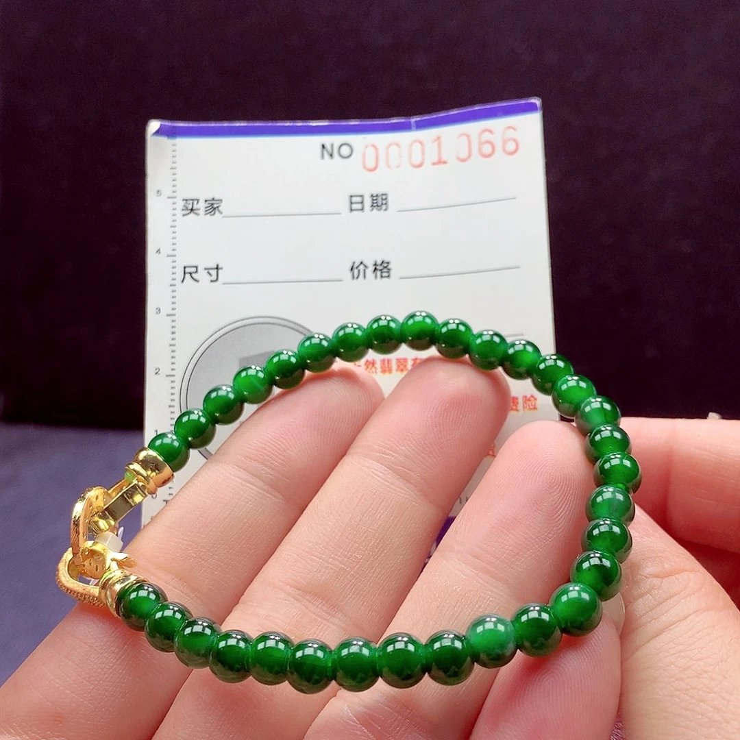 未镶嵌手链翡翠手链