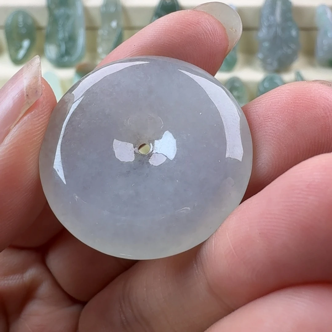 翡翠未镶嵌项链翡翠