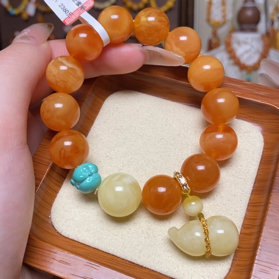 【闪购商品】手链蜜蜡未镶嵌手串