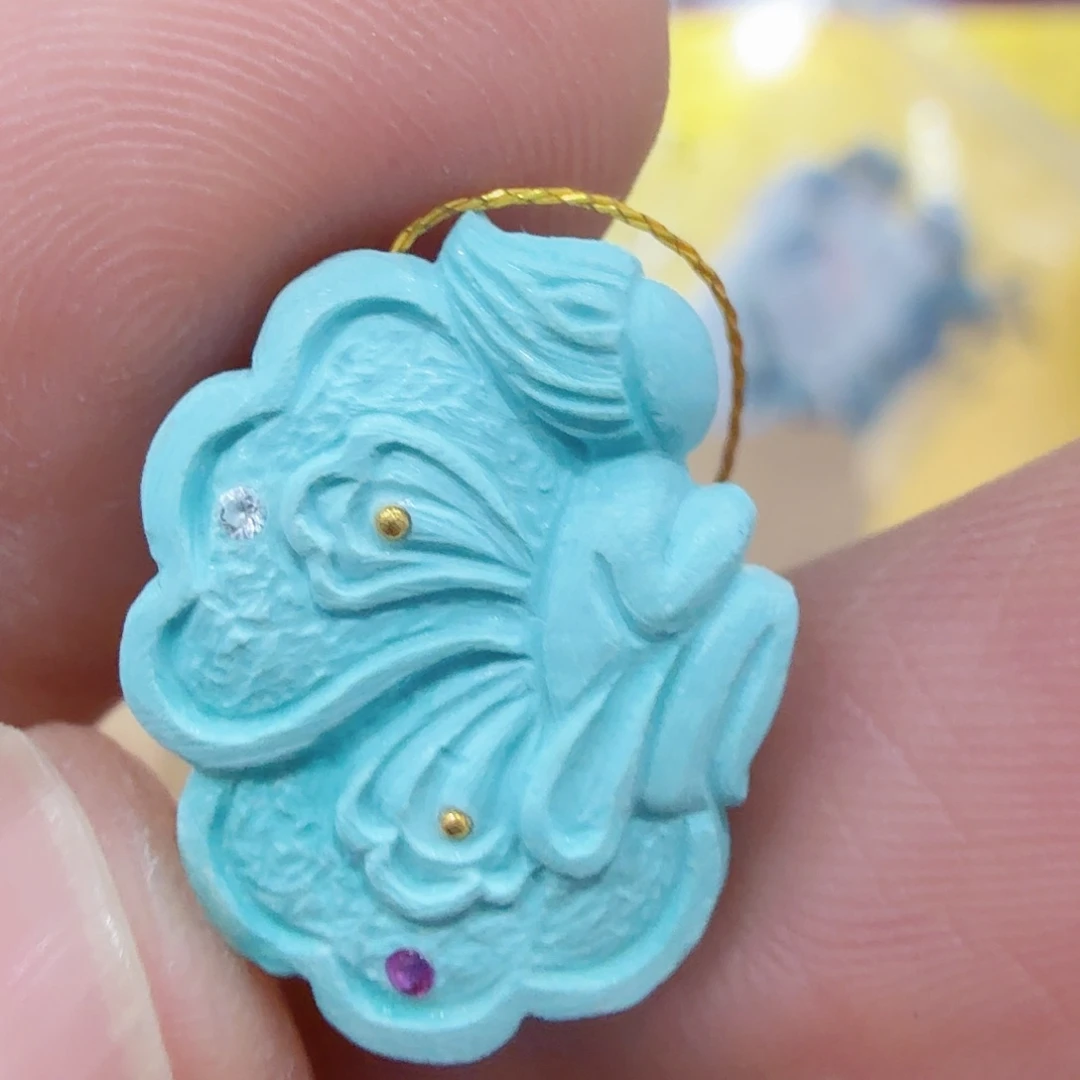 绿松石未镶嵌配饰