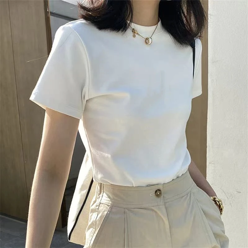 【代代精选】圆领刺绣T恤-21662