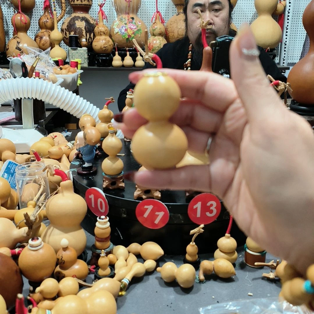 山****良葫芦福禄双全手把件
