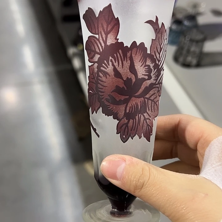 水晶玻璃手柄款微瑕一个