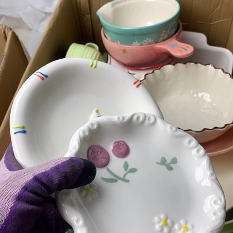 盘陶瓷制品满25拼单发货默认微瑕