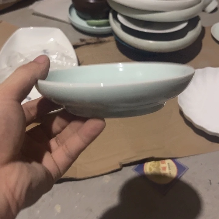 6寸影青泡菜碗陶瓷的