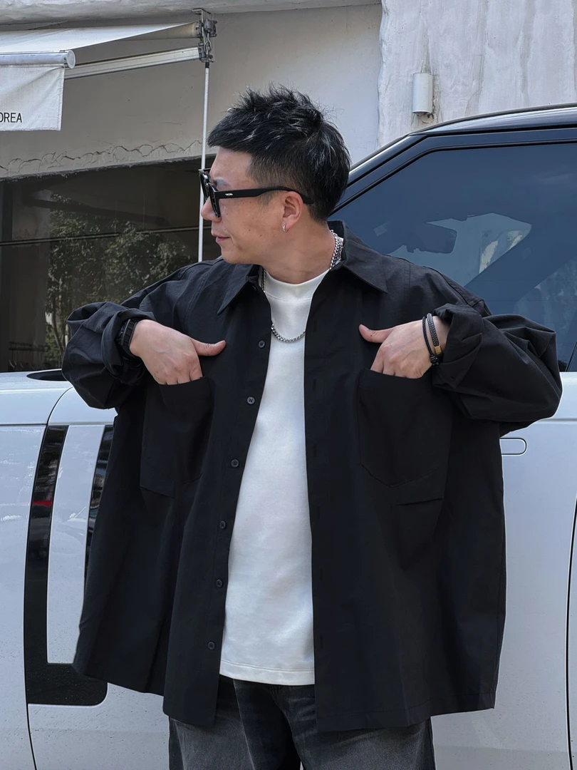 #韩国大叔&正品韩货「山系复古」工装长袖衬衫外套
