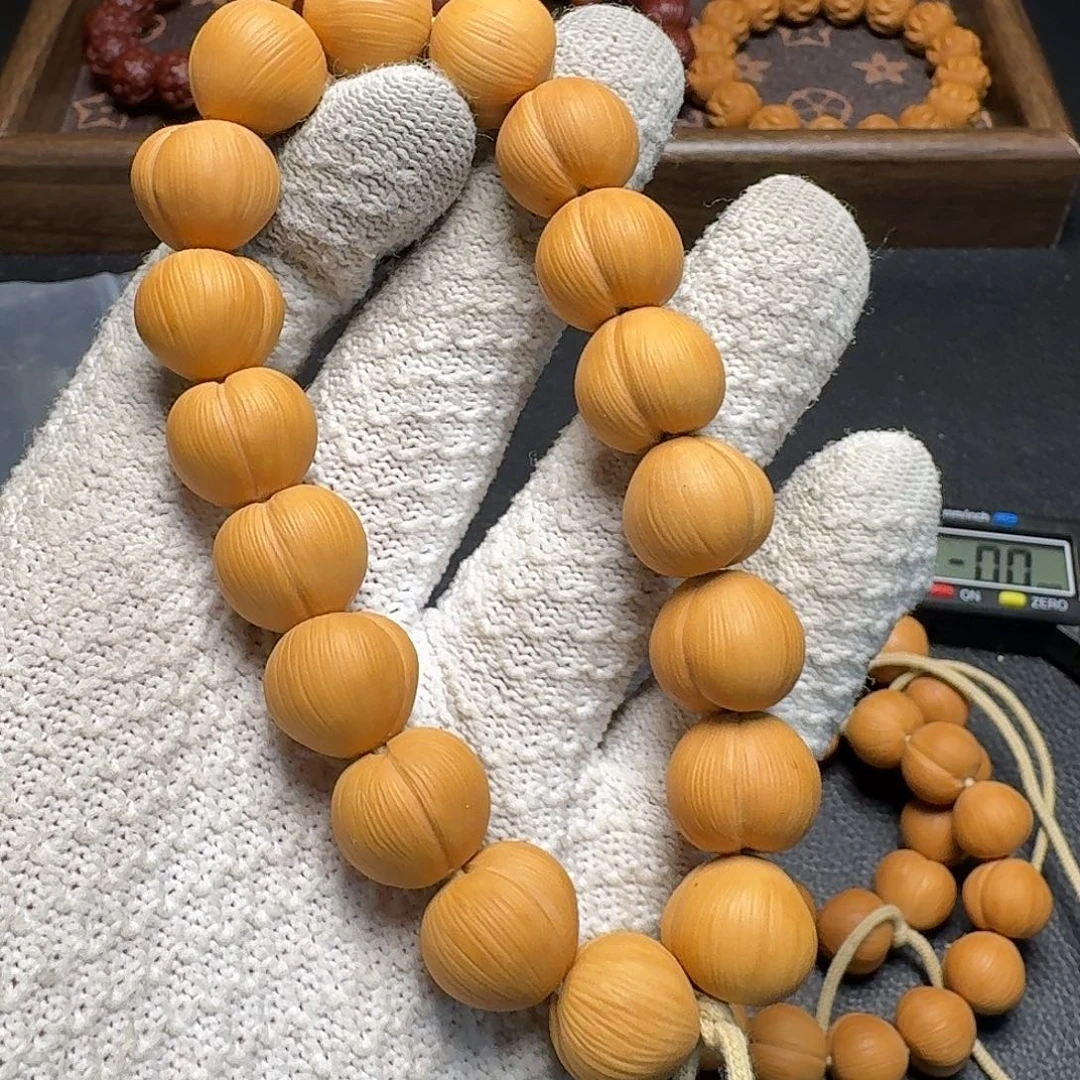 猴头核桃手串拉丝屁桃油点款