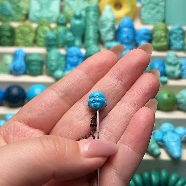 上***.精工雕刻弥勒佛蓝