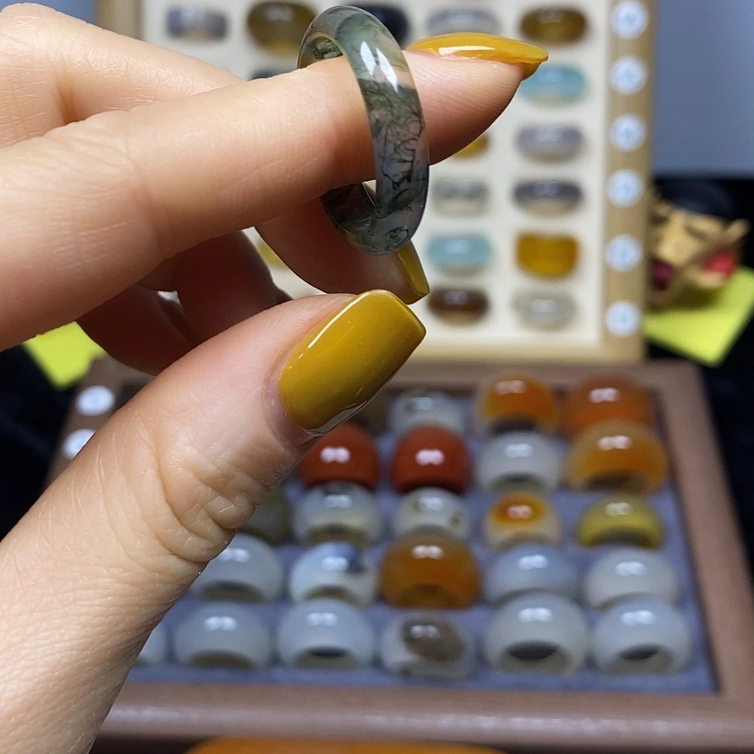 玛瑙/玉髓合金戒指港码23