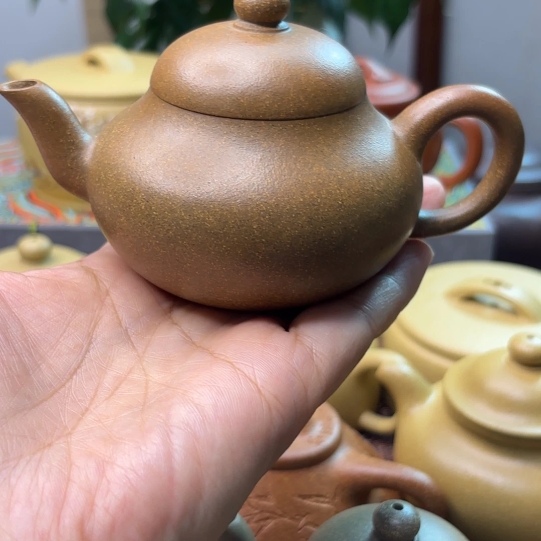茶壶紫砂青缎 矮梨150cc