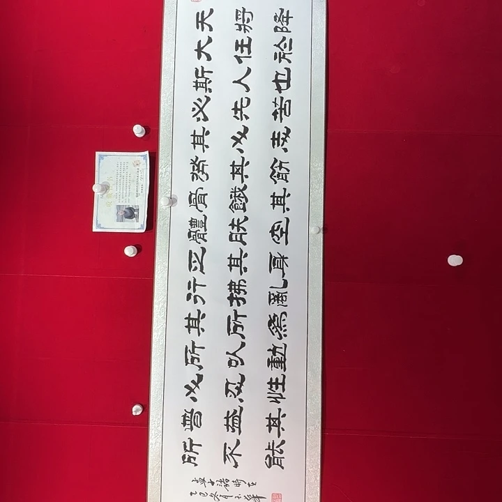 书法赵玉华老师现场书写