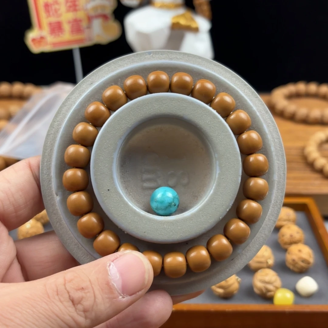 猴头核桃手串一**提老型+小绿