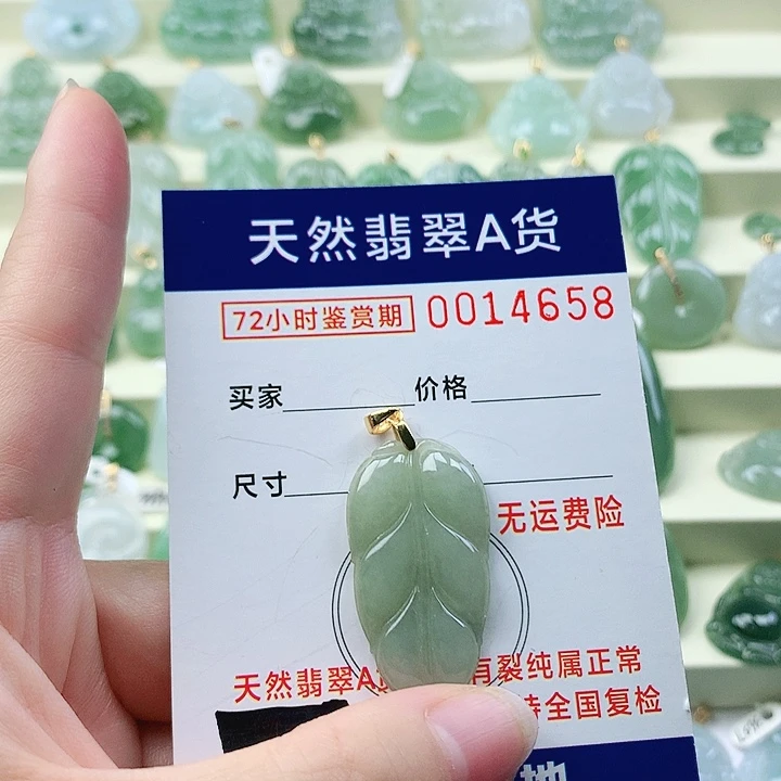 颈饰未镶嵌翡翠吊