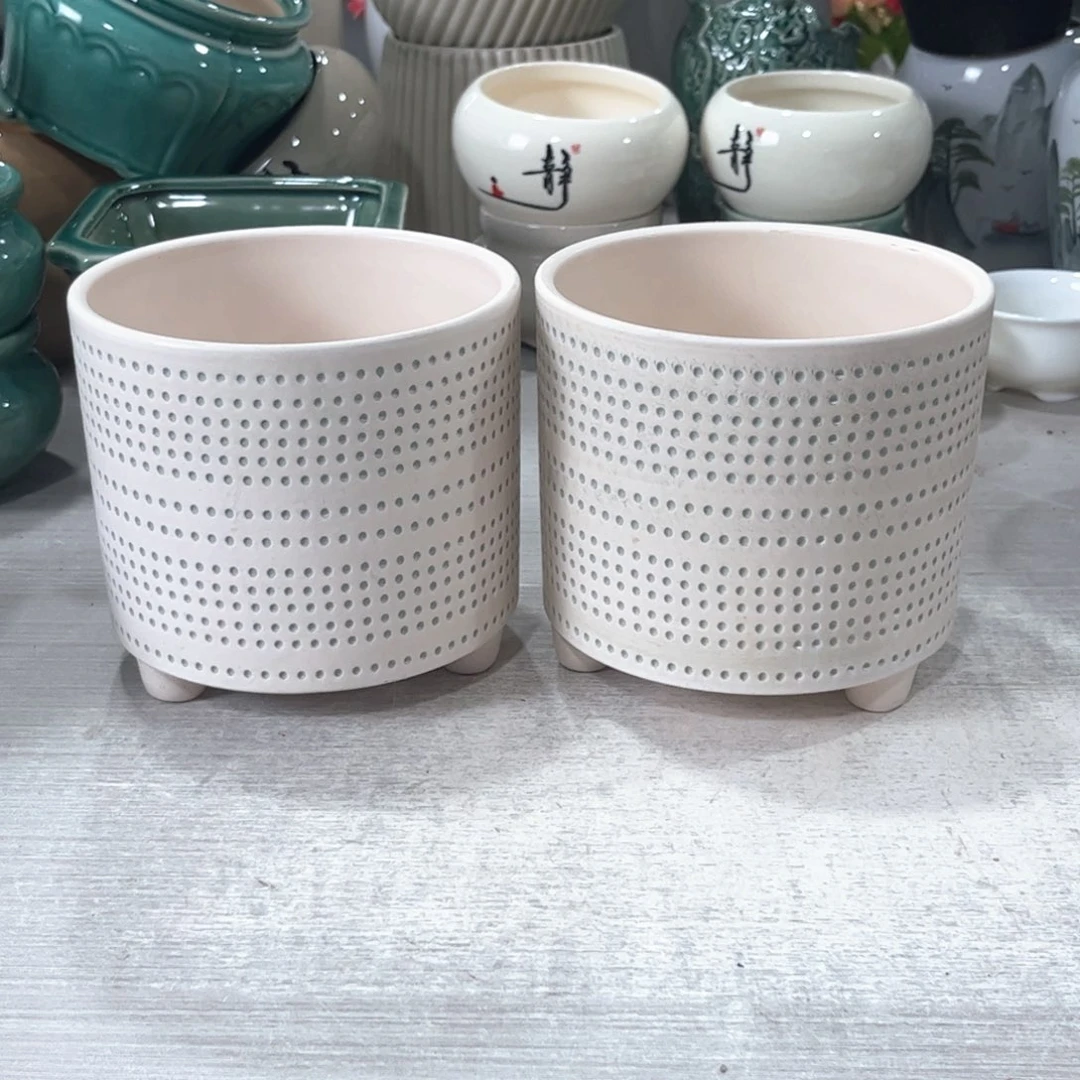 口径   13*12陶瓷绿植多肉微瑕花盆