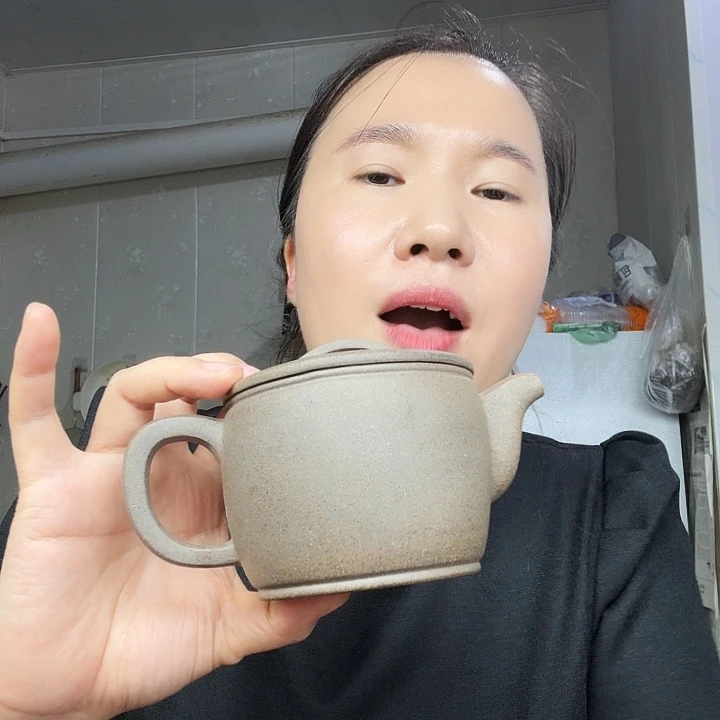 茶壶紫砂原矿半手工还原烧汉瓦300cc