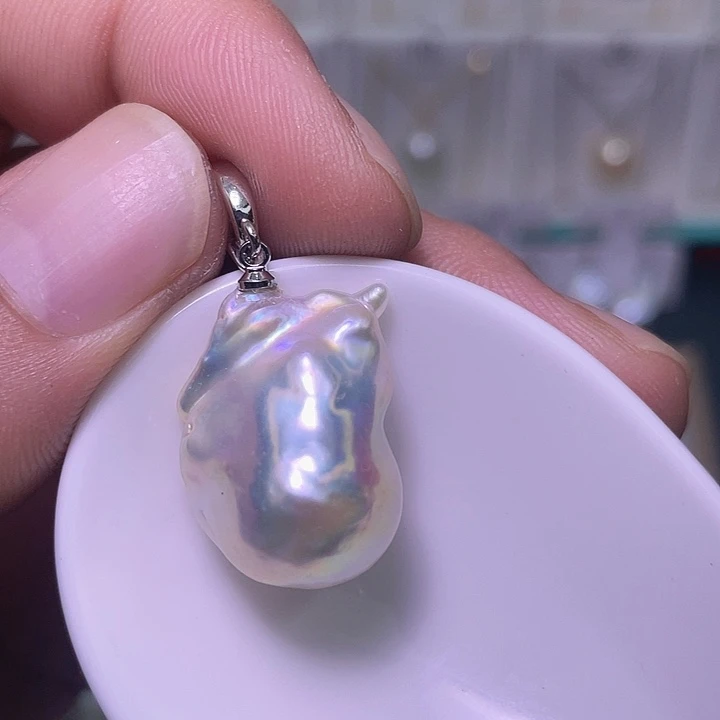 颈饰合金淡水珍珠18