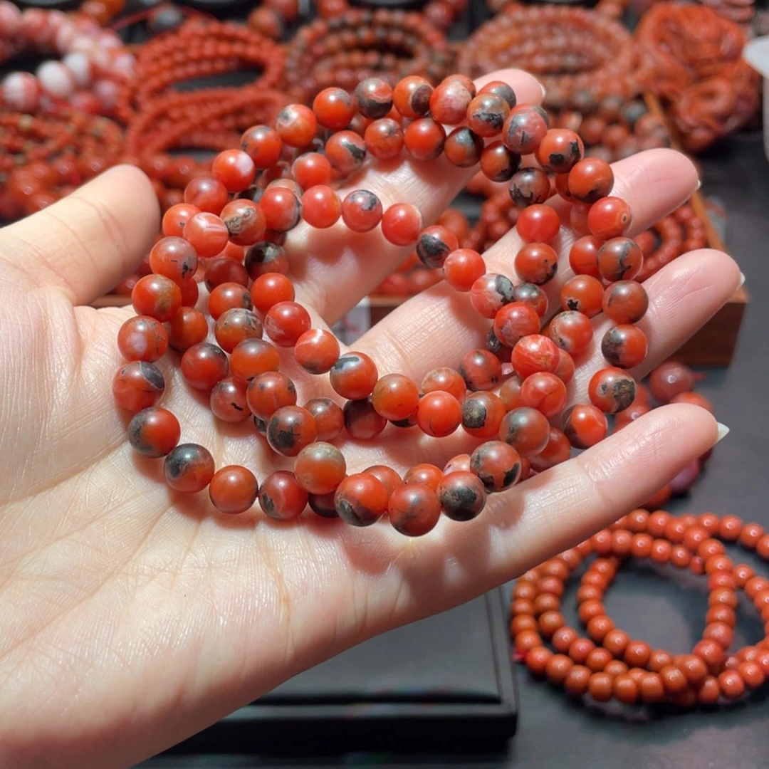 南红玛瑙手链未镶嵌M*L