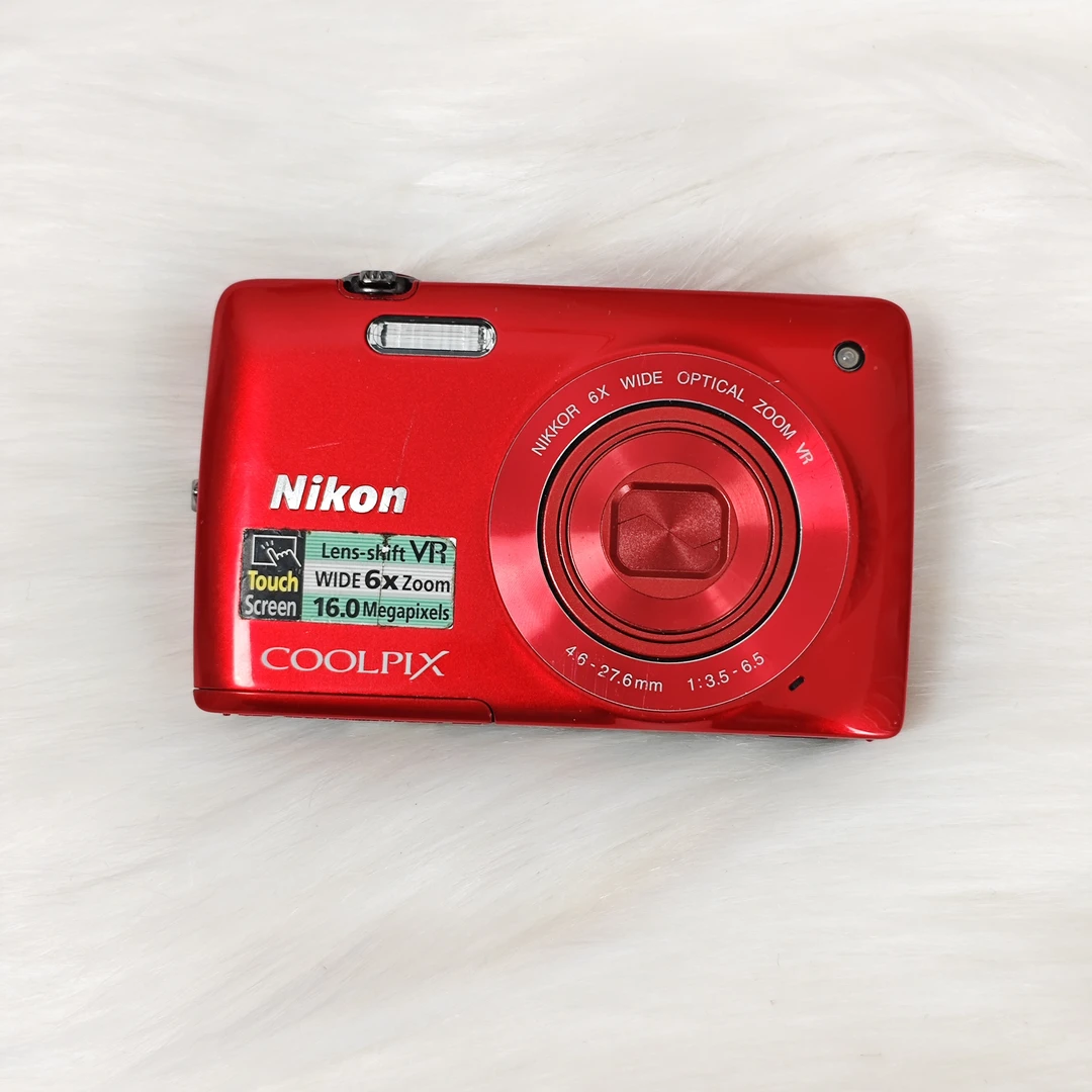 9新 Nikon/尼康 s4300 红色 出片清晰冷白皮 配件齐全