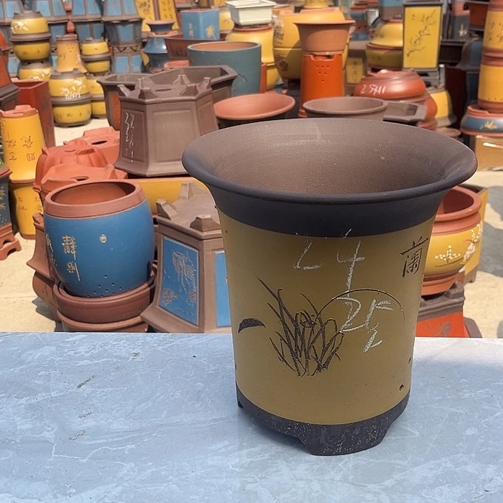 紫砂紫砂花盆也在