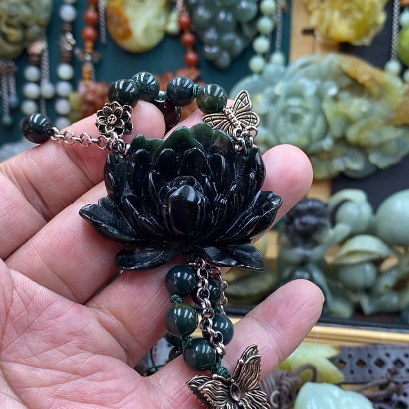 【闪购商品】未镶嵌岫玉手牌