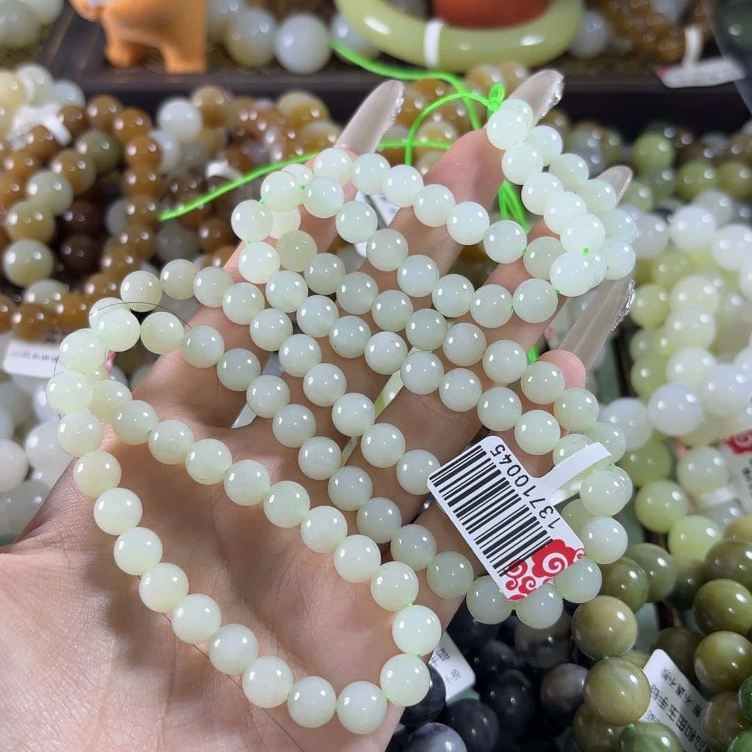 和田玉未镶嵌手链10