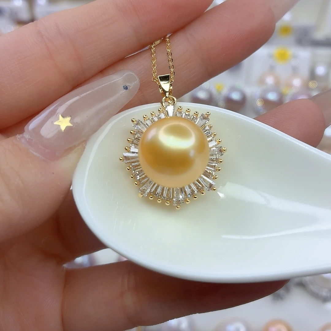 淡水珍珠颈饰合金