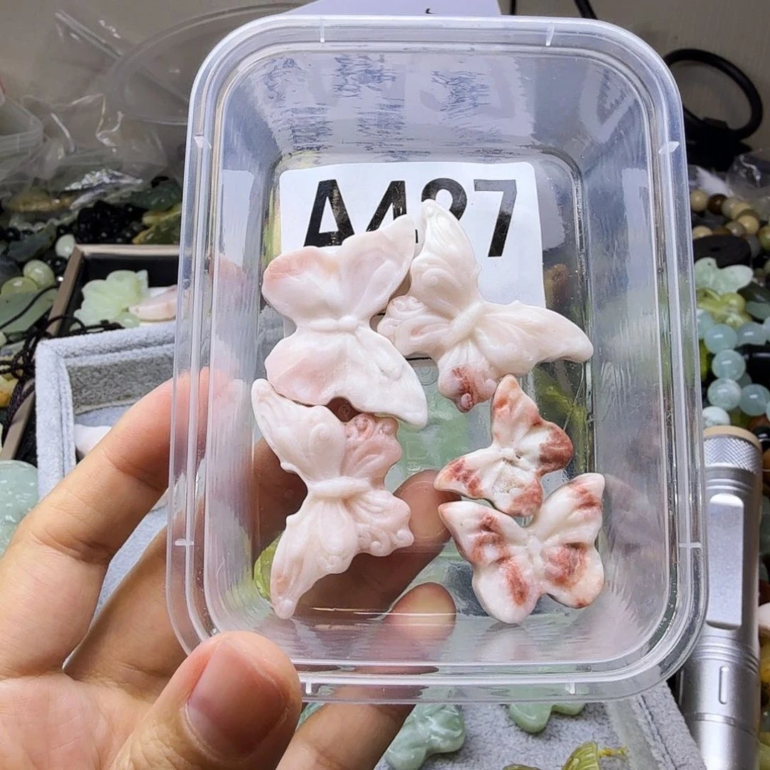 蛇纹石玉合金颈饰