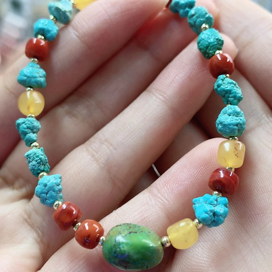 未镶嵌绿松石珠宝奇石