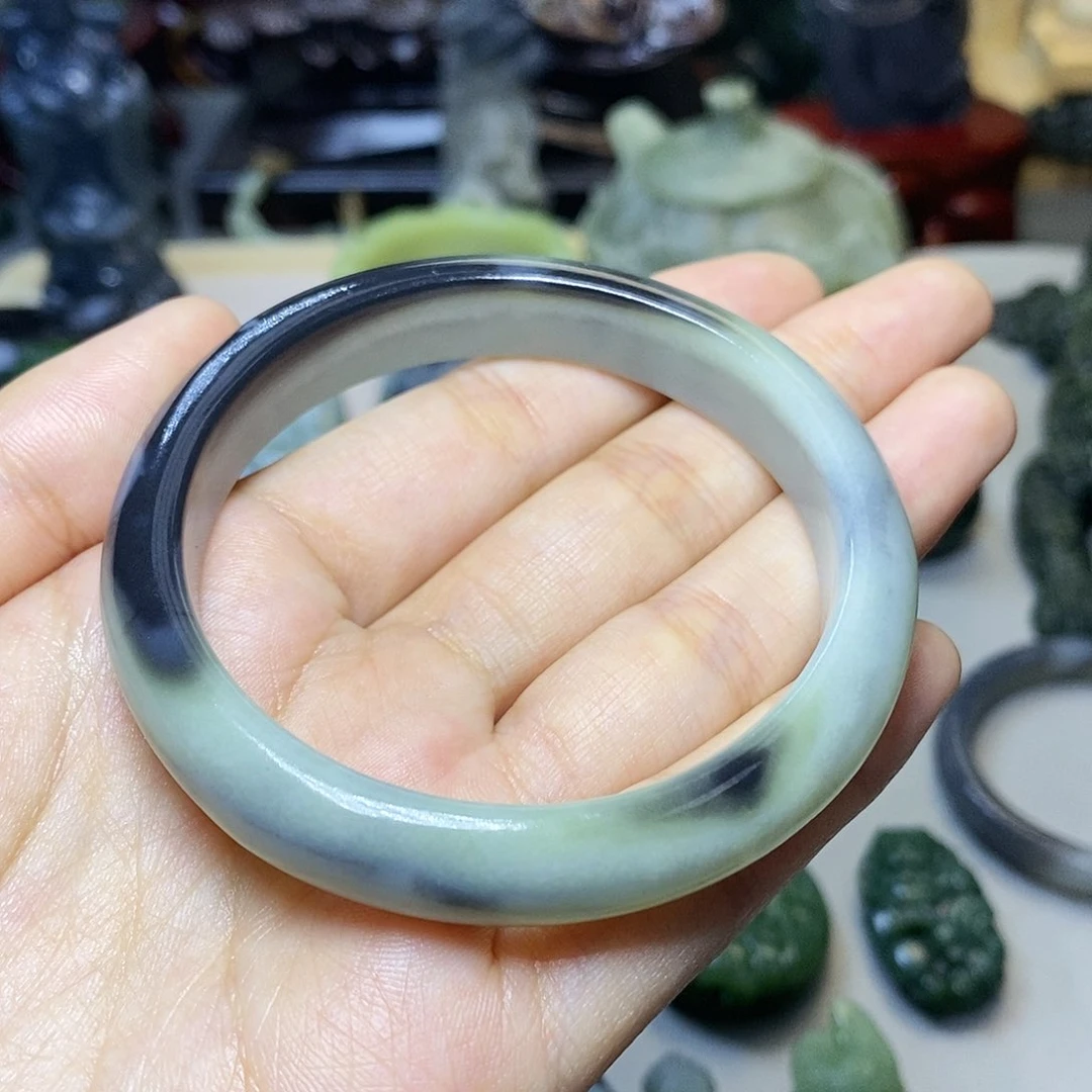 【闪购商品】和田玉 和田玉未镶嵌镜**月