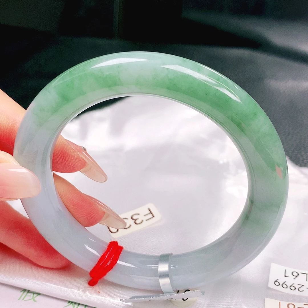 翡翠未镶嵌手镯缅甸天然a货翡翠手镯