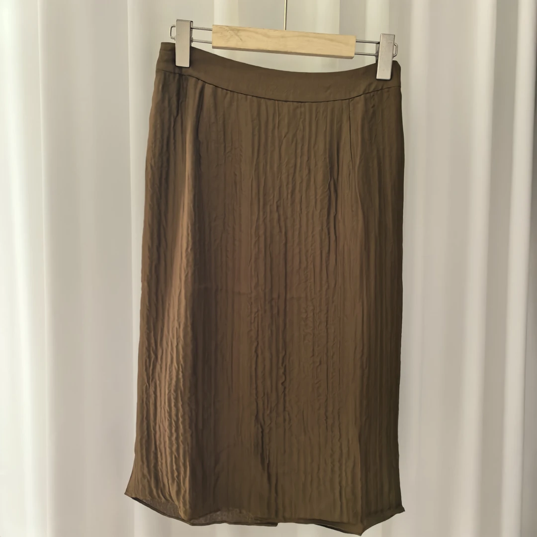 新款桑蚕丝半身裙 H7818