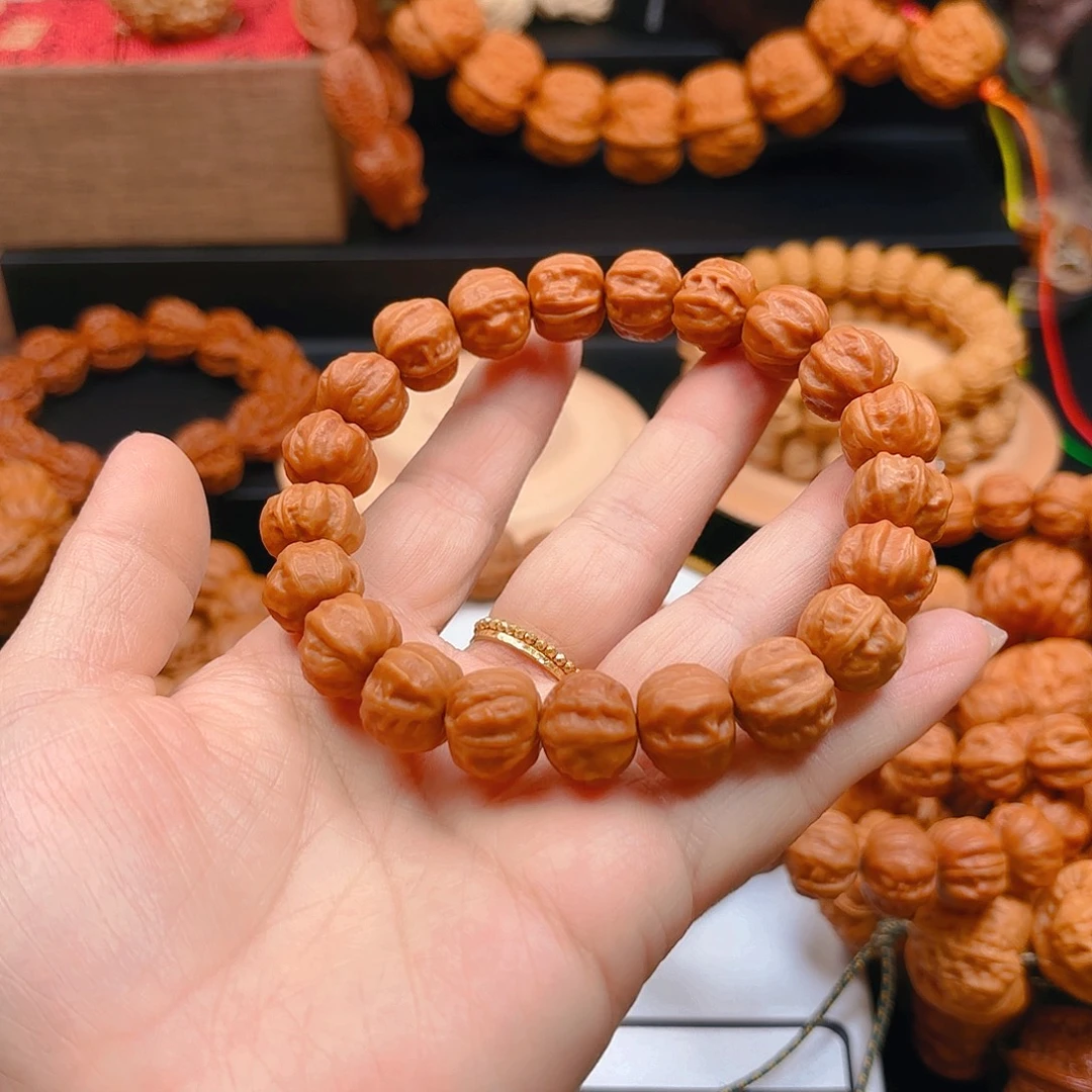 果***然文玩核桃把件核桃手串