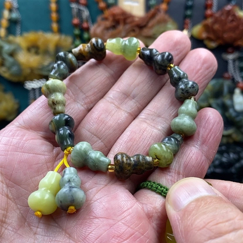 【闪购商品】蛇纹石玉未镶嵌手链