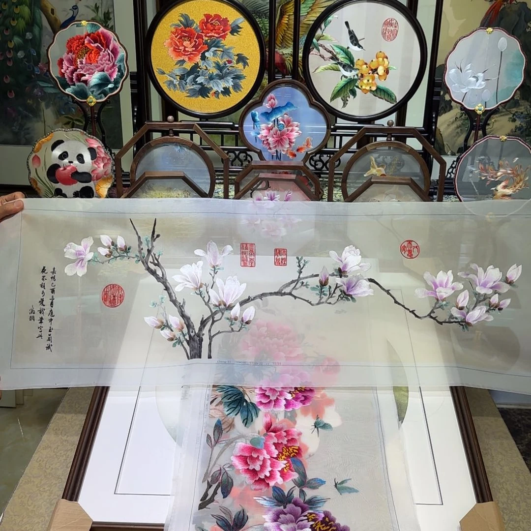 雪***菲刺绣刺绣工艺精湛独特