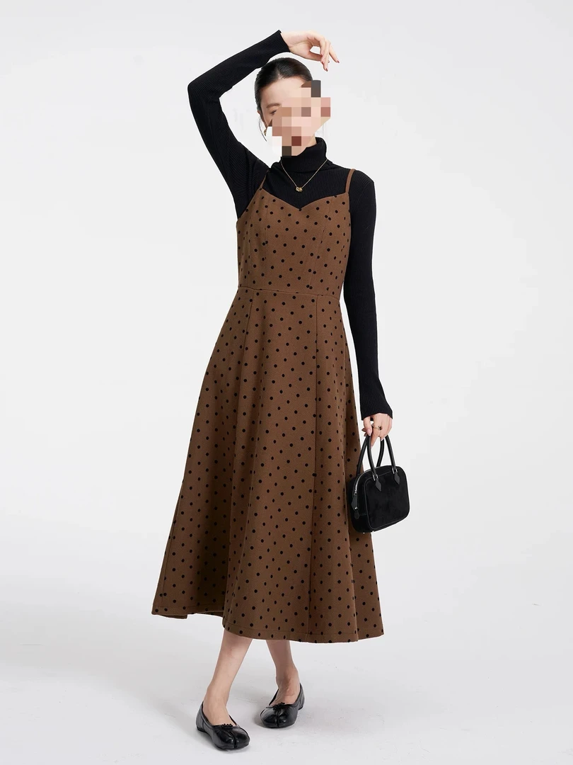 《现货》女装春季2025新款高级感吊带裙2119