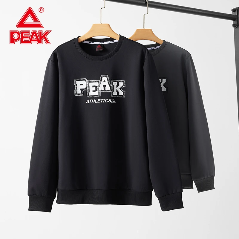 【匹克爆款】圆领卫衣 运动休闲上衣 圆领百搭 舒适街头潮流款秋季