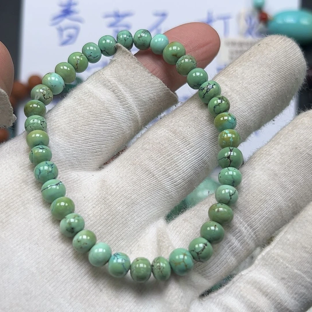 绿松石珠宝奇石未镶嵌风**淡