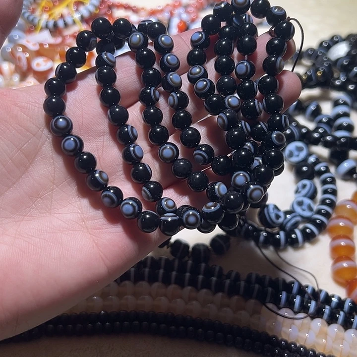 玛瑙/玉髓未镶嵌手链