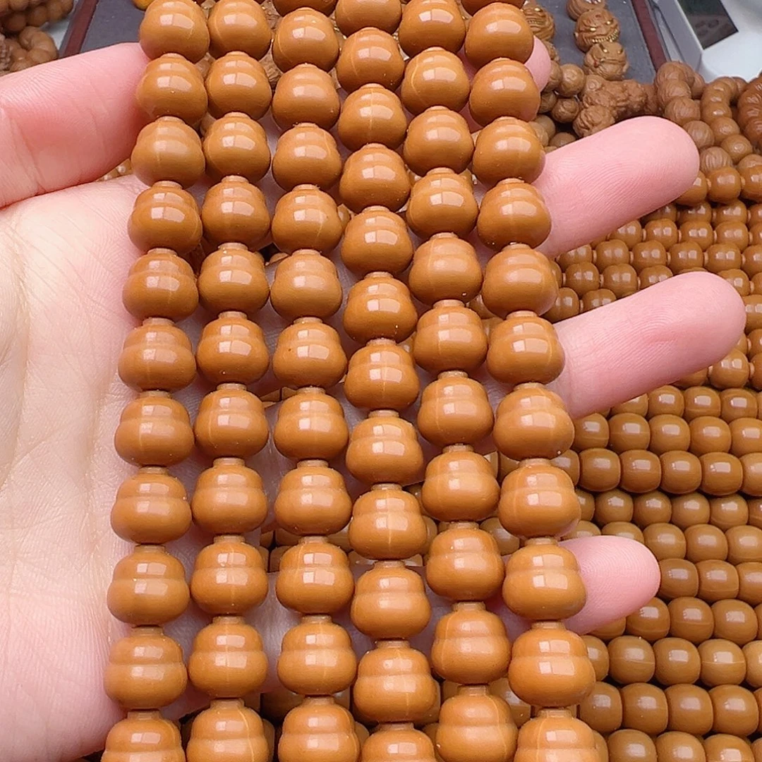 猴头核桃手串微瑕雕刻款葫芦