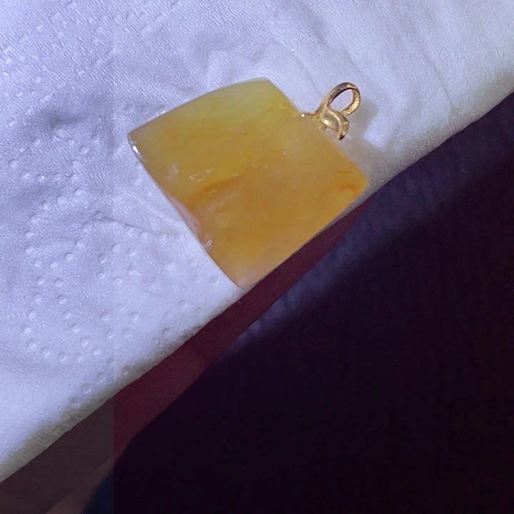 颈饰18K金镶嵌翡翠翡翠