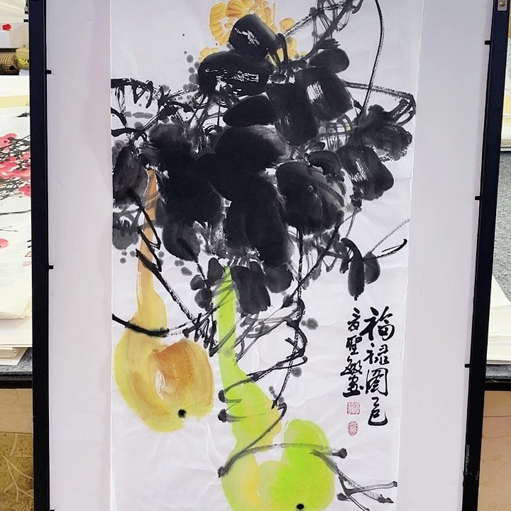 国画张圣敏先生纯手绘作品