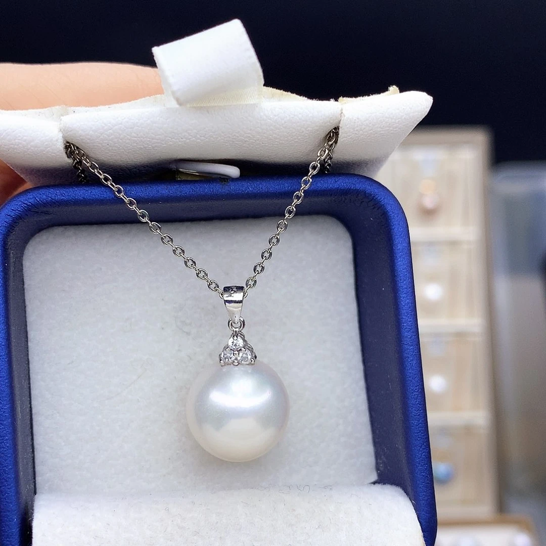 淡水珍珠银S925镶嵌颈饰?***m
