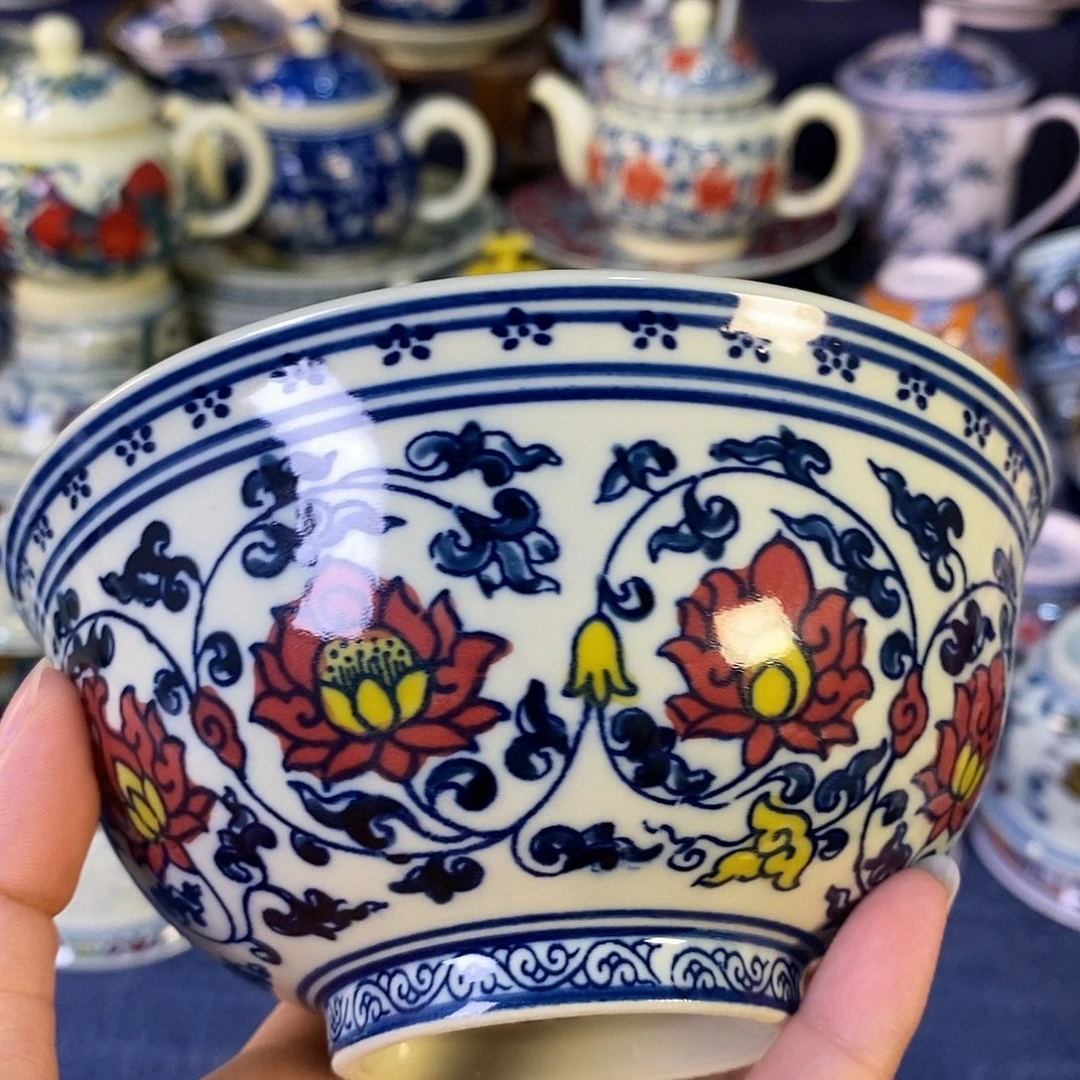 瓷片景德镇陶瓷米饭碗