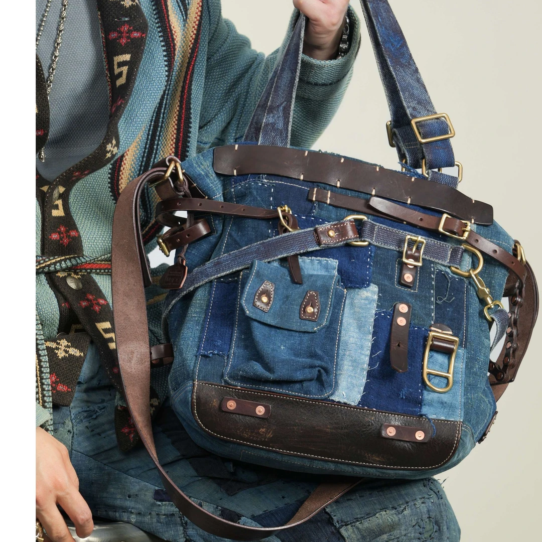 制道手工皮具重工经典斜挎单肩包12778