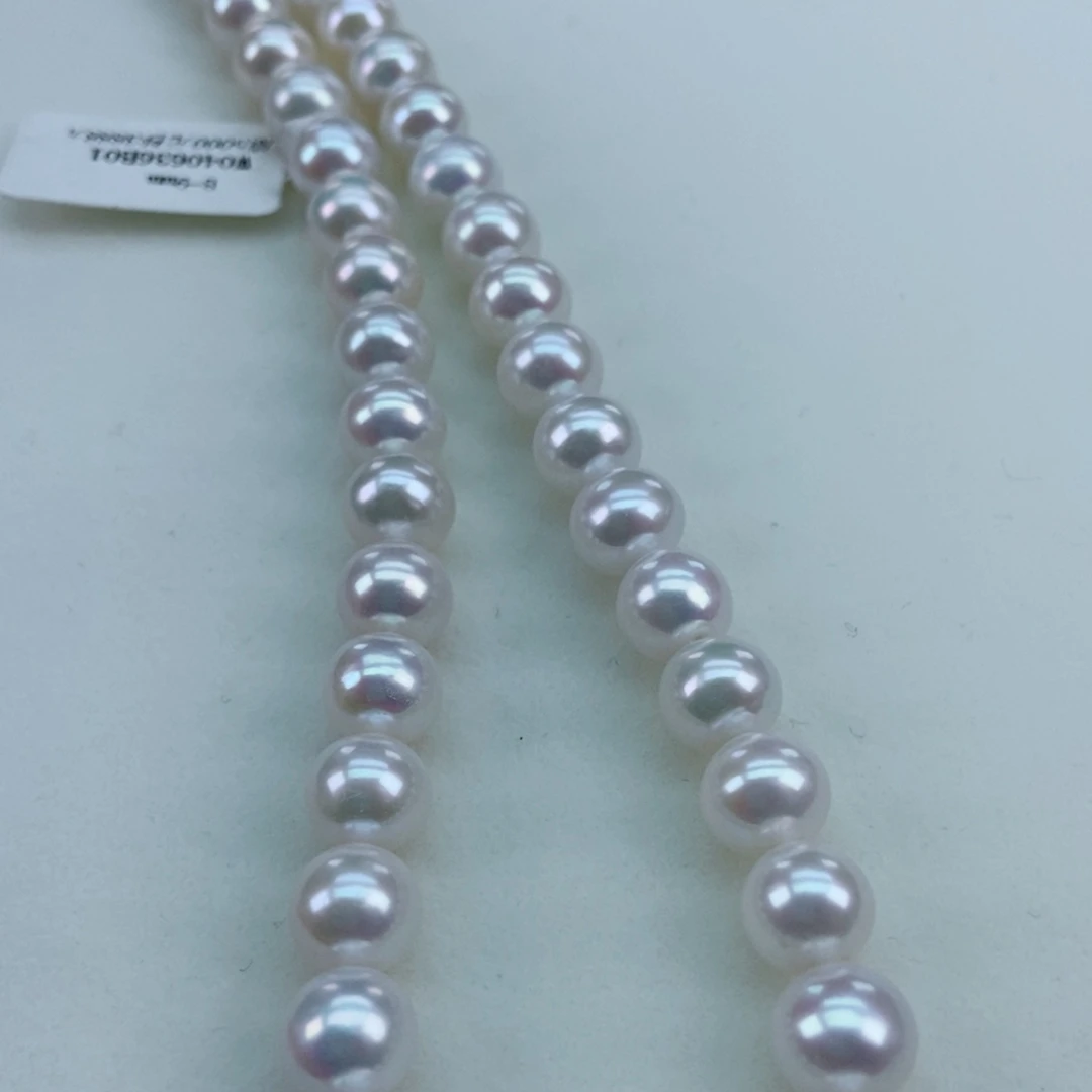银S925镶嵌淡水珍珠8/9极强冷光炫彩媲美海水