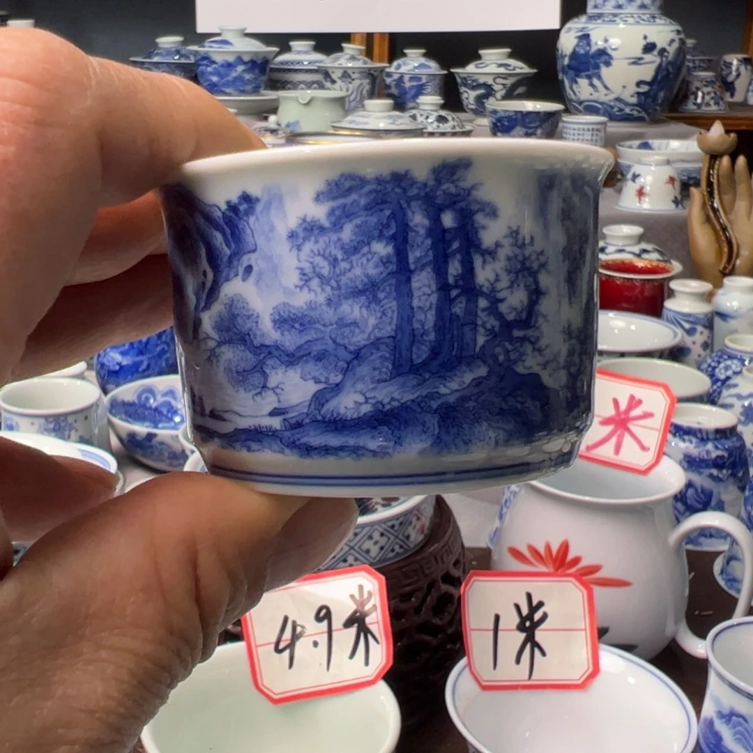摆件5*0景德镇青花瓷器