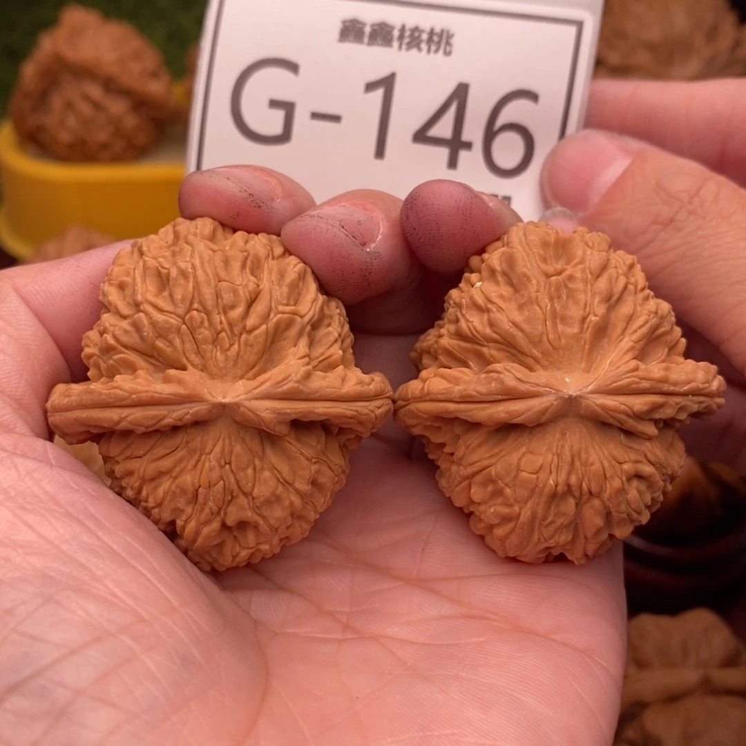 文玩核桃把件球白41