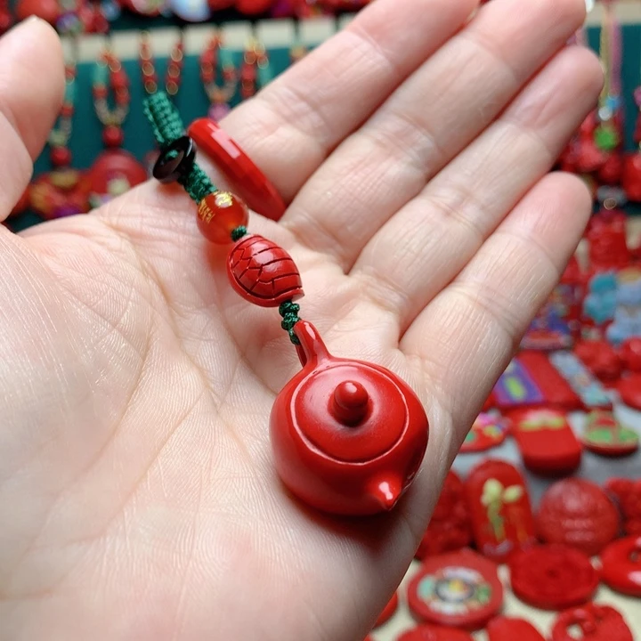 含辰砂工艺品钥匙扣