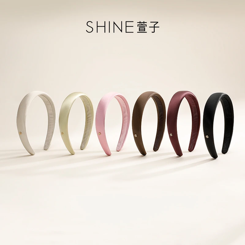 萱子发卡 SHINE 都市极简气质网红百搭纯色时尚发箍法式气质