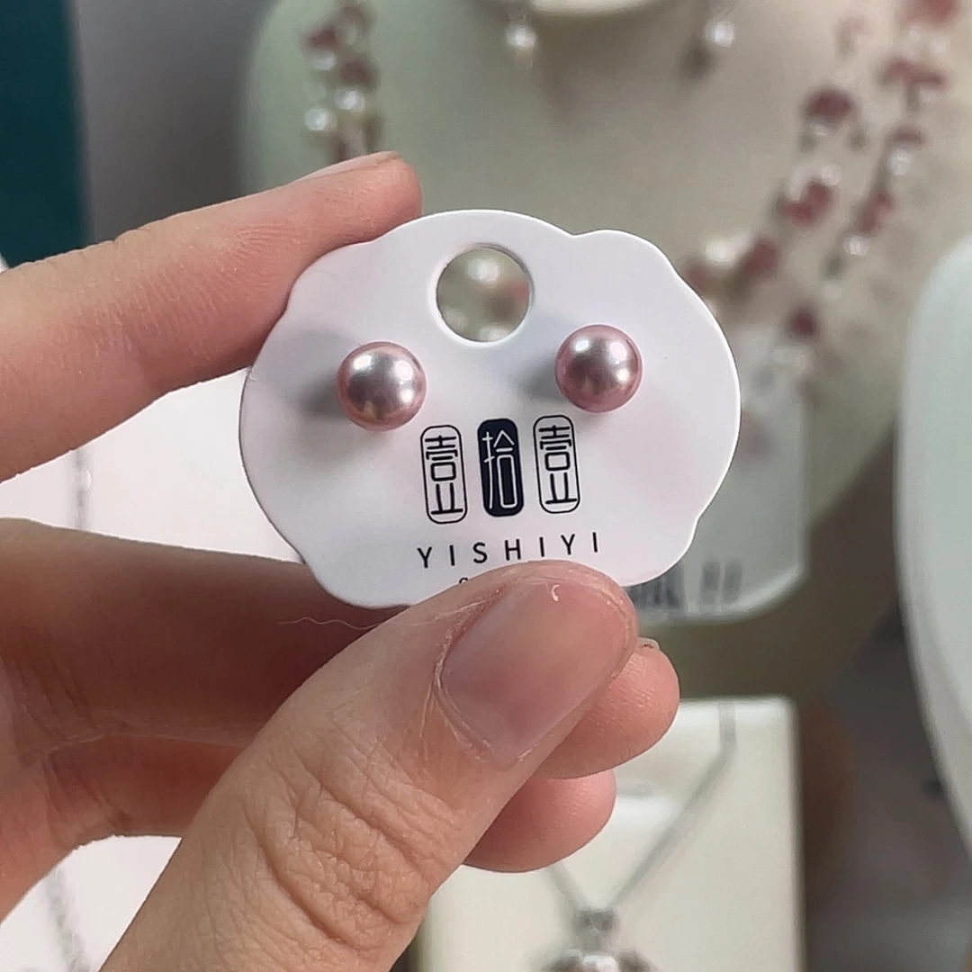 未镶嵌淡水珍珠耳饰